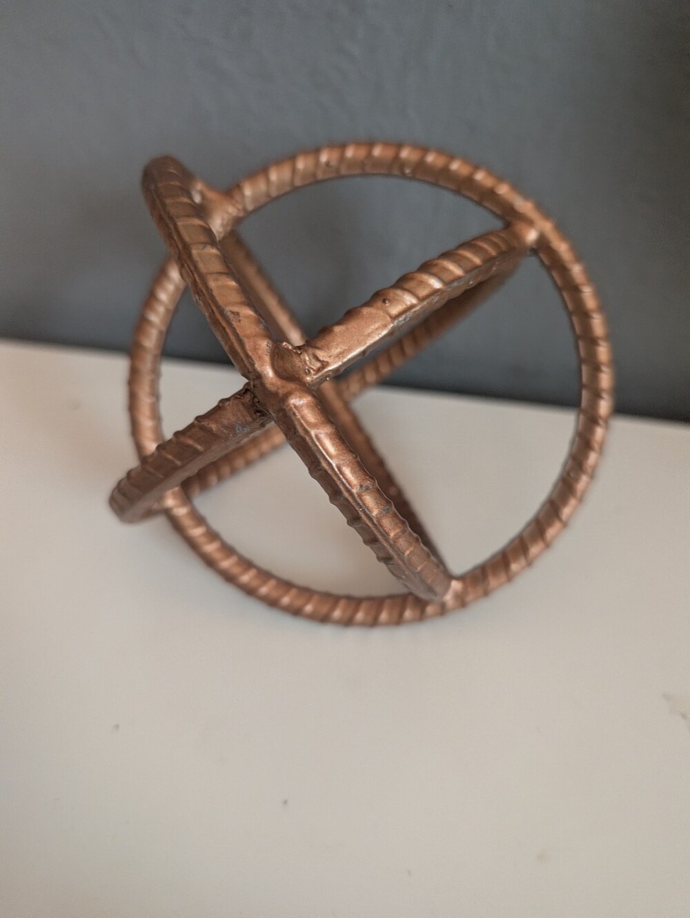 Copper Orb Decorative Accent - Home Accents Decor